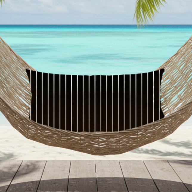 白黒サマーストライプズ屋外 アウトドアクッション (クリエイターアップロード済み)