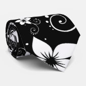 白黒サマートロピックスメンズファッションネクタイ ネクタイ (ロール)