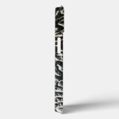 白黒サンゴI抽象芸術自然写真 Case-Mate iPhoneケース (裏面 / 右)