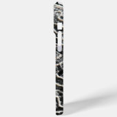 白黒サンゴI抽象芸術自然写真 Case-Mate iPhoneケース (裏面 / 左)