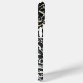 白黒サンゴI抽象芸術自然写真 Case-Mate iPhoneケース (裏面 / 右)