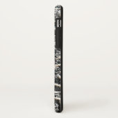 白黒サンゴI抽象芸術自然写真 Case-Mate iPhoneケース (裏面/左)