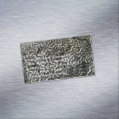 白黒サンゴII抽象芸術自然写真 マグネット名刺 (インサイチュ)