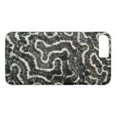 白黒サンゴII抽象芸術自然写真 Case-Mate iPhoneケース (裏面(横))