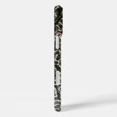 白黒サンゴII抽象芸術自然写真 Case-Mate iPhoneケース (裏面 / 右)