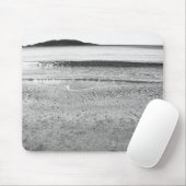 白黒サンドビーチ マウスパッド (マウス)