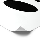 白黒サーケルトーク ポスター (角)