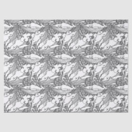 白黒ザトウクジラ 薄葉紙