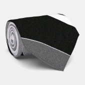 白黒シェイプアート ネクタイ (ロール)