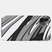 白黒シェイプアート Case-Mate iPhoneケース (裏面(横))