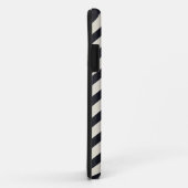 白黒シェブロンの印刷物 Case-Mate iPhoneケース (裏面/右)