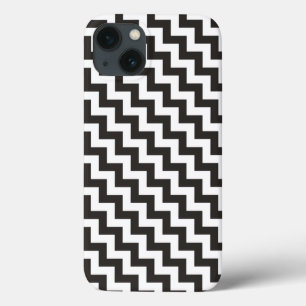 白黒シェブロンサムスン銀河系ノート4ケース iPhone 13ケース