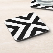白黒シェブロン コースター (左側)