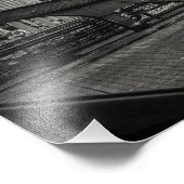 白黒シカゴシティビューフォトプリント フォトプリント            (角)