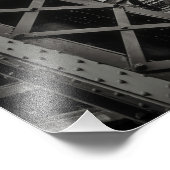 白黒シカゴシティビュー フォトプリント            (角)