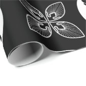 白黒シック ラッピングペーパー (ロールコーナー)