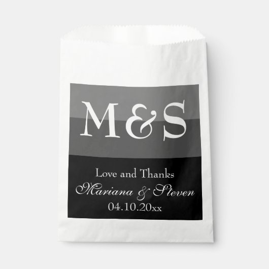 白黒シッモダンク結婚ズ フェイバーバッグ (正面)