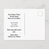 白黒シティのスカイライン移動 案内ポストカード (裏面)