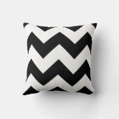 白黒シボロンジグザグザグザ装飾用クッション クッション (裏面)
