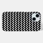 白黒シボロン Case-Mate iPhoneケース (裏面 (横))