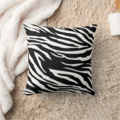 白黒シマウマのプリントのソファの装飾用クッション クッション (ブランケット)
