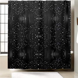 白黒シャワーカーテンスタイル2 シャワーカーテン
