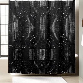 白黒シャワーカーテン シャワーカーテン