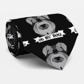 白黒シュナウツァーおお私の犬 ネクタイ (ロール)