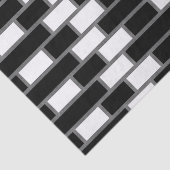 白黒シリトータータンチェック市松模様に模様 薄葉紙 (詳細)