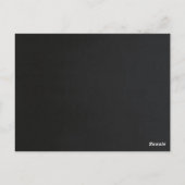 白黒シルクあなたのロゴワークショップガライベント ポストカード (裏面)