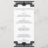 白黒シルバーアールデコフレ結婚ームのメニュー メニュー (正面)