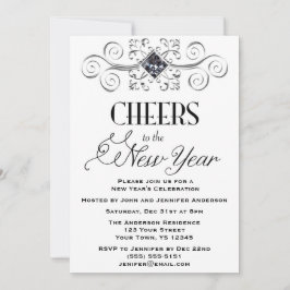 白黒シルバーグラマー大晦日パーティー 招待状