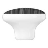 白黒シルバーグレイストライプのドロワープル セラミックノブ (側面)