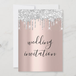 白黒シルバーグレードリップスバラ結婚金ゴールド 招待状