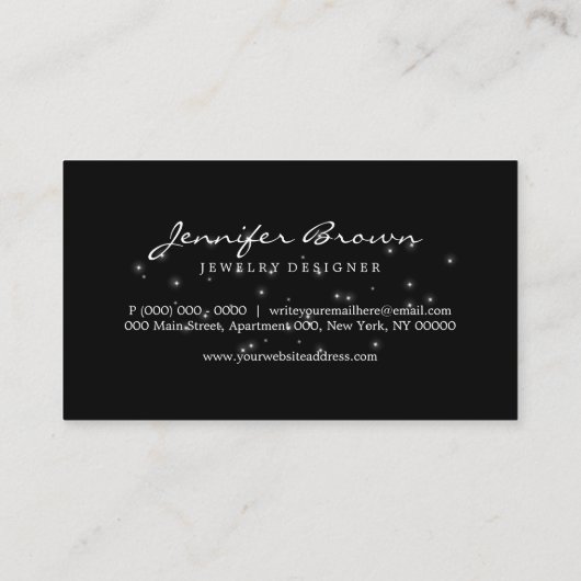 白黒シルバーライトスターズ 名刺 (裏面)