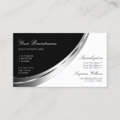 白黒シルバー10000000000000000000000000000000000000000000 名刺 (裏面)