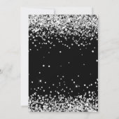 白黒シルバー14thバースデーパーティー 招待状 (裏面)