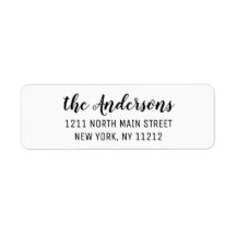 白黒シンプルのエレガント草書体