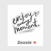 白黒シンプルやる気を起こさせる引用文 シール (シート)