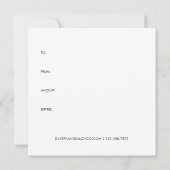 白黒シンプルギフト伝票証明書 (裏面)