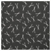 白黒シンプルシザーパターン ファブリック (見本)