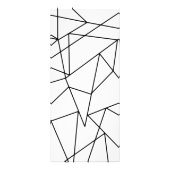 白黒シンプルジオメトリパターン ラックカード (裏面)