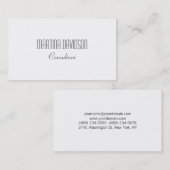 白黒シンプルスモダンクリプト 名刺 (正面/裏面)