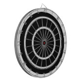 白黒シンプルダーツボード ダーツボード (正面左)