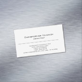 白黒シンプルプレインアーキテクト マグネット名刺 (インサイチュ)