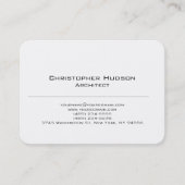 白黒シンプルプレインアーキテクト 名刺 (正面)