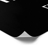 白黒シンプルポスターやる気を起こさせる ポスター (角)