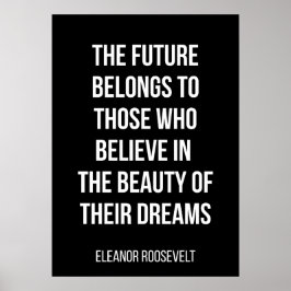 白黒シンプルポスターやる気を起こさせる ポスター