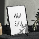 白黒シンプルミニマモダンリス結婚ト テーブルナンバー<br><div class="desc">白黒のミニマシンプルリモダンアルタイポグラフィ結婚のテーブル番号。誕生日、記念日、その他のパーティーに適している。</div>