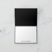 白黒シンプルモダン大文字フルネーム サンキューカード (内部)